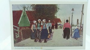 7 x Beautiful Vintage Postcards of Dutch Children in National Dress Job Lot Buy