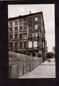 GERMANY Berlin Wall Bernau St Street German Real Photo RPPC  Postcard Postkarte