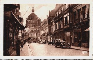 France Douai Nord Rue Saint Jacques Vintage Postcard C078
