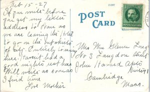 1920s The Outlook Atop Hotel Plaza Havana Cuba Postcard