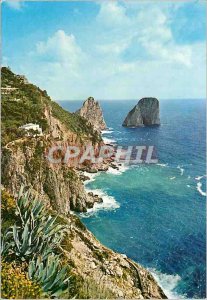 'Modern Postcard Capri''s faraglioni'