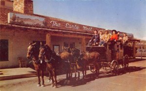 Las Vegas Nevada Hotel Last Frontier Guests on Stage Coach Postcard AA63075