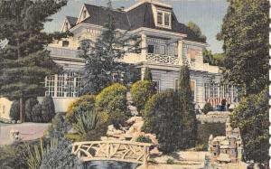 Beaumont California Highland Ranch Exterior Linen Antique Postcard K20825