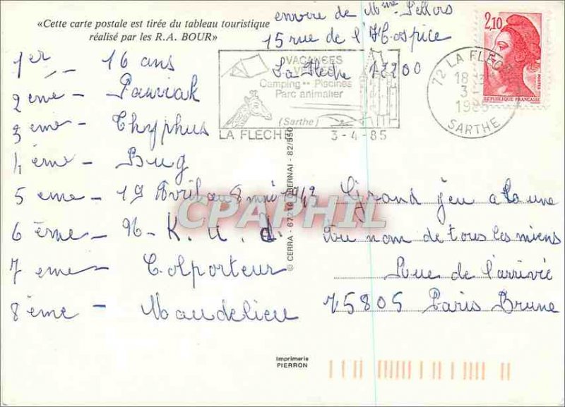 Modern Postcard La Fleche