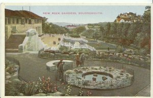 Dorset Postcard - New Rock Gardens - Bournemouth   ZZ1029