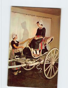 Postcard Frisian Chaise, Netherlands Museum, Holland, Michigan