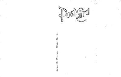 RPPC Moonwinks Cozy Cabins, Cuba Lake, NY Roadside ca 1940s Vintage Postcard 