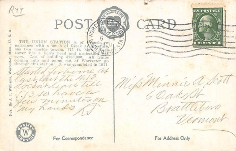 Union Station Worcester, Massachusetts