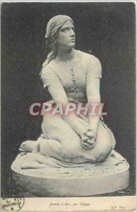 Old Postcard Joan of Arc by Chapu