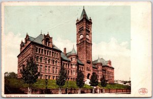 1906 High School Building Duluth Minnesota MN Campus Building Posted Postcard