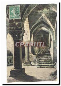 Le Mont Saint Michel Old Postcard The crypt of & # 39aquilon