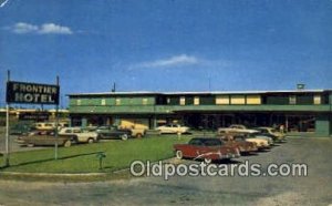 Frontier Hotel, McAllen, TX, USA Motel Hotel 1958 light wear postal used 1958