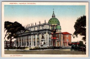 St James Cathedral, Roman Catholic Church, Montreal, Quebec, Vintage Postcard