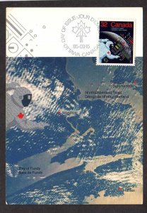 NB Space Shuttle Moncton New Brunswick Astronaut Marc Garneau Canada Carte