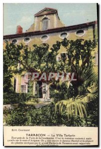 Old Postcard Tarascon Villa Tartarin very close to the Porte de la Condamine ...