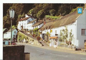 Devon Postcard - Mars Hill - Lynmouth - Showing Shops and Houses      LC6056 