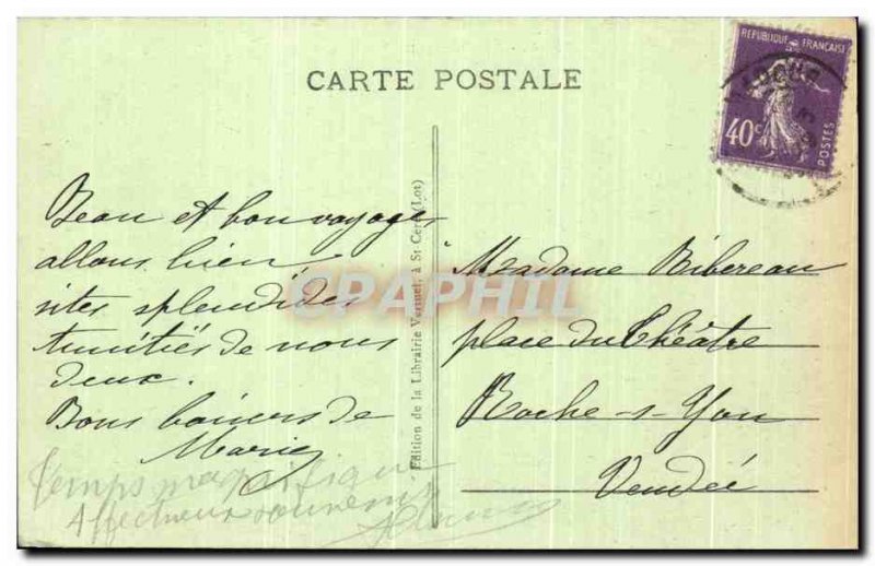 Old Postcard Rocamadour