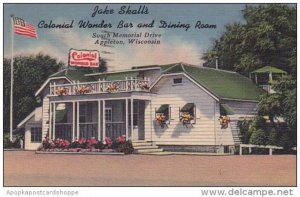 Jake Shalls Colonial Wonder Bar and Dining Room Appleton Wisconsin 1951