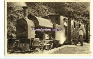 ry1584 - Tal-Y-Llyn Railway Engine no 4 Edward Thomas @ Aberglynolwyn - postcard