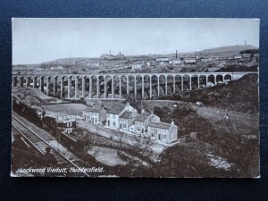 Yorkshire HUDDERSFIELD Lockwood Viaduct c1913 RP Postcard by H.G. Glen & Co.