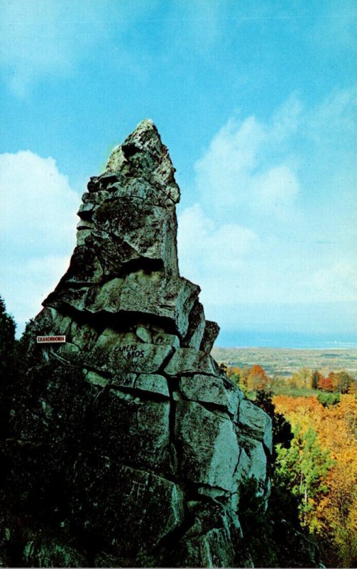 Canada Ontario Collingwood Ekarenniondi Worshipping Rock Of Huron Indians At ...