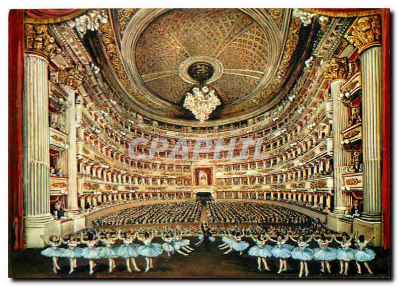 Postcard Modern Theater Milano Scala The Balllet