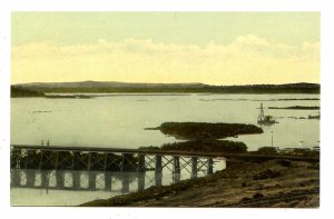 Panama - Canal Zone. Gatun Lake at Head of Spillway