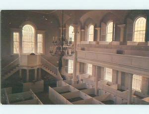 Unused 1950's CHURCH SCENE Bennington Vermont VT p3502