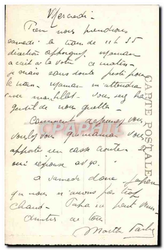 Old Postcard Hendaye Cliffs d & # 39Abadie