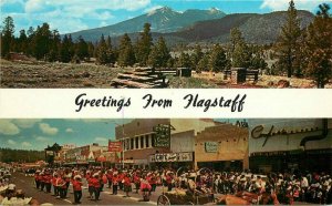 Flagstaff Arizona Route 66 Roben Indian Pow Wow Street Scene Postcard 20-4565