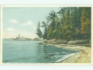 Steamer Landing At Champlain Hotel Finger Lakes - Bluff Point New York NY hr8669