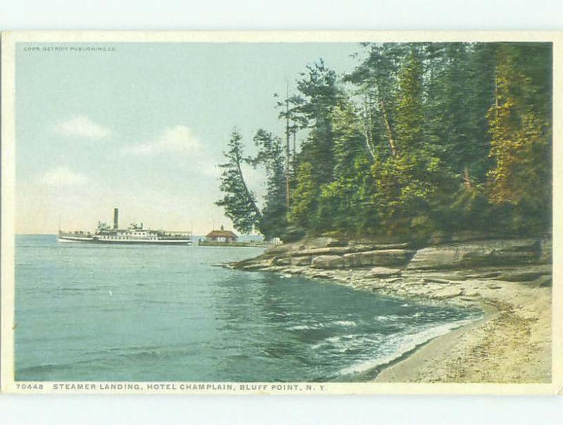 Steamer Landing At Champlain Hotel Finger Lakes - Bluff Point New York NY hr8669