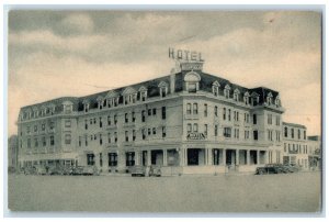 c1940's Hotel Camfield Building Cars Greeley Colorado CO Vintage Postcard