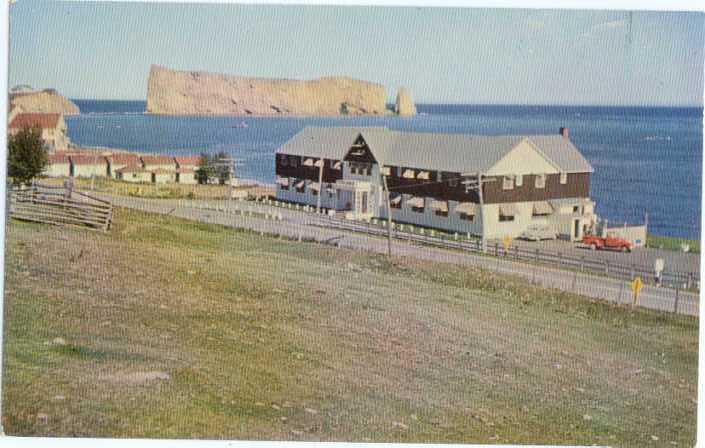 Perce Rock from Hotel Perce PQ Quebec