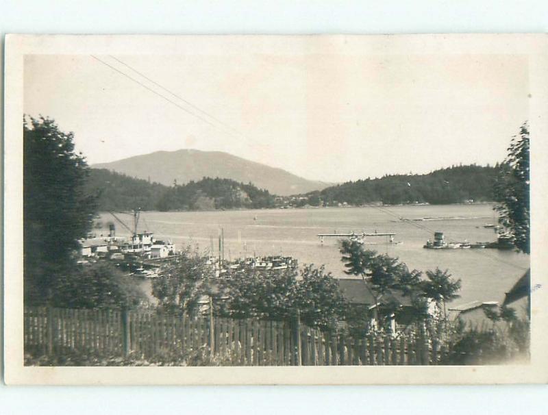 1940's rppc NICE VIEW Gibsons - Near Vancouver British Columbia BC W0947