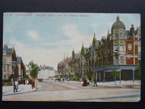 Wales / Cymru LLANDUDNO Vaughan Street from RAILWAY STATION c1907 Postcard