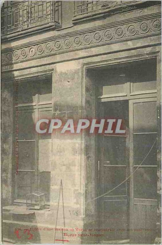 Postcard Old Entrance of a house Murat Paris