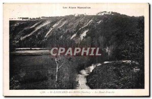 Old Postcard Saint Leonard des Bois (Sarthe) The High Fork