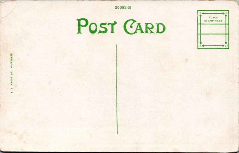 Postcard IL Rockford U.S. Army - Wash Day - Camp Grant - 1910s