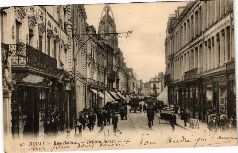 CPA DOUAI - Rue Bellain (137276)