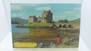 Vintage Educational Postcard Eilean Donan Castle Ross-Shire 1960s