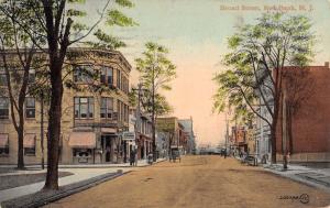 Red Bank New Jersey Broad Street Scene Historic Bldgs Antique Postcard K95207