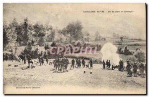 Postcard Old Army Alpine Hunters Mountain Gun Shooting