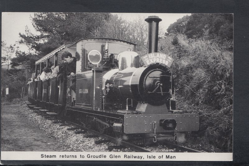 Railways Postcard - Steam Returns To Groudle Glen Railway, Isle of Man HP229