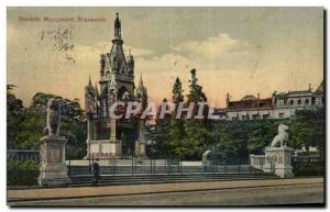 Old Postcard Switzerland Geneva Monument Brunswich