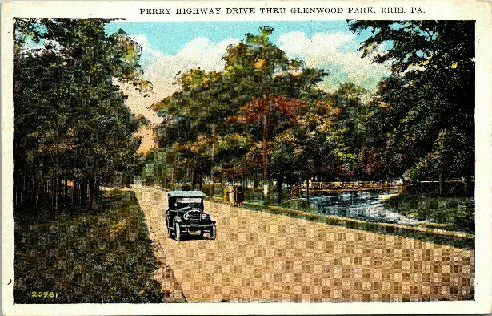 Perry Highway Drive Thru Glenwood Park Erie PA Pennsylvania Divided