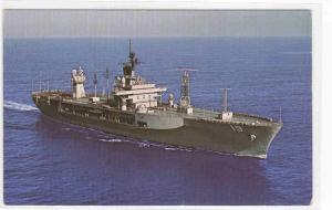 USS Blue Ridge LCC-19 Seventh Fleet Command Ship US Navy Ship postcard