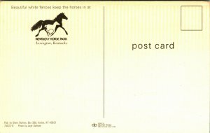 White Fences In Kentucky Horse Park Lexington KY UNP Unused Chrome Postcard C4