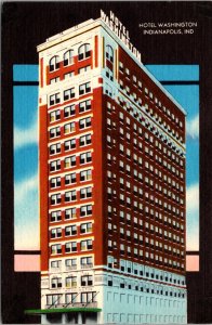 Linen Postcard Hotel Washington in Indianapolis, Indiana