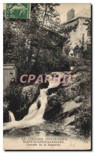 Old Postcard Limousin Picturesque St Sulpice Lauriere Cascade Stationery